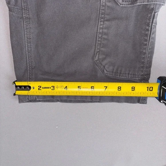 RWD Rugged Wear Men's Cargo Shorts 34 Gray Flex Stretch Utility Work Casual - Picture 7 of 7
